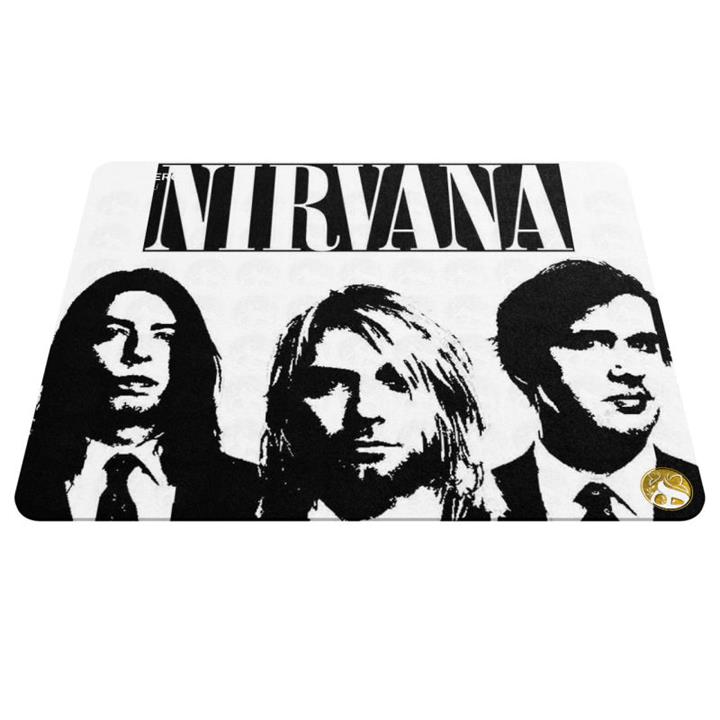 ماوس پد هومرو مدل A6049 طرح گروه راک نیروانا Hoomero Rock band Nirvana A6049 Mousepad